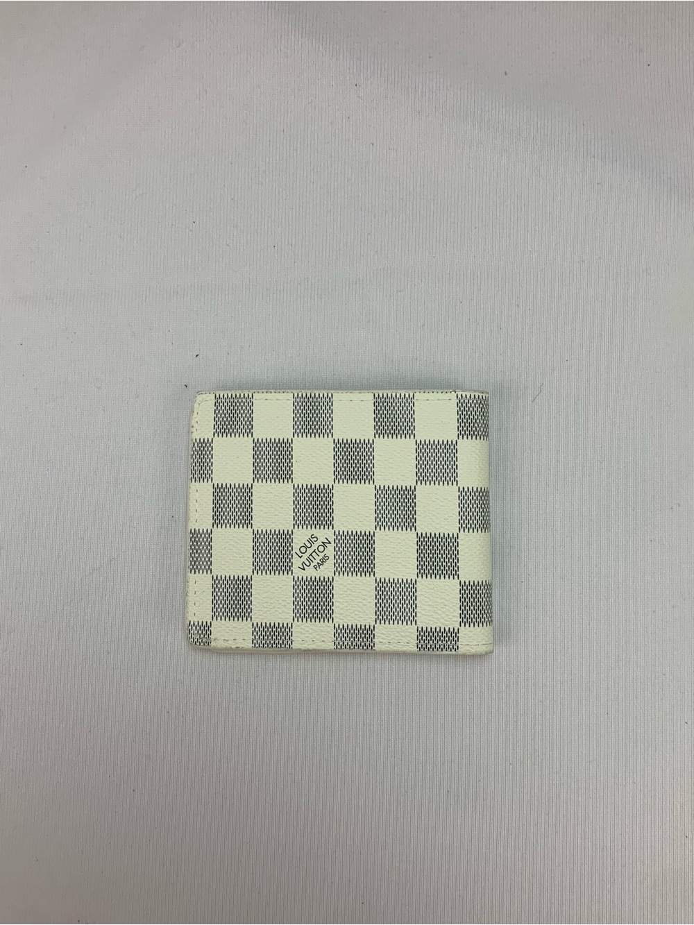 Louis Vuitton Cream and Gray Damier Canvas Bi-Fold Wallet